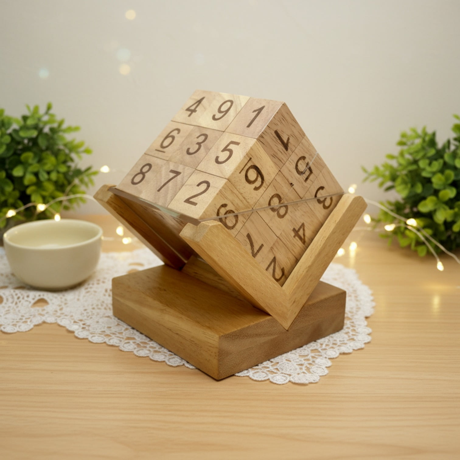 3D Wooden SUDOKU Cube Puzzle / Game - Walmart.com