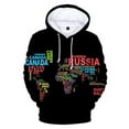 thumbnail image 1 of 3D World Map Hoodies Men/Women Sweatshirts Autumn Winter World Map Hoody Boys/Girls Sportwear Cap Coats, 1 of 2