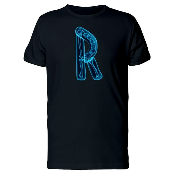 3D X-Ray Letter R Tee Men's -Image by Shutterstock