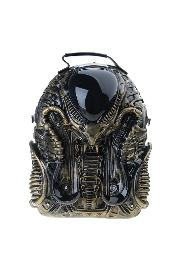 3D Xenomorph Shaped Backpack for Women Halloween Backpack Cool Predalien Handbag Novelty Backpack Casual Daypacks