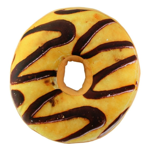 3D Yummy Donut Pillow Yellow Maple Choco Syrup Soft Cushion Home Decor LS01743
