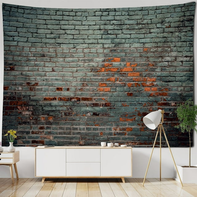 3D brick wall sunlight tapestry retro st wall hanging cloth Bohemian