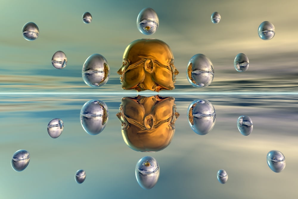 3D concept showing the advancement of artificial intelligence Canvas Art - Mark StevensonStocktrek Images (35 x 24)