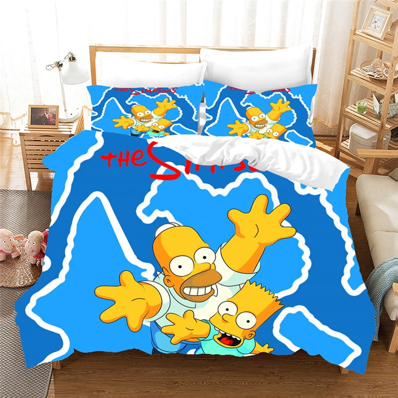 3D crossborder threepiece set, European and American size Simpsons