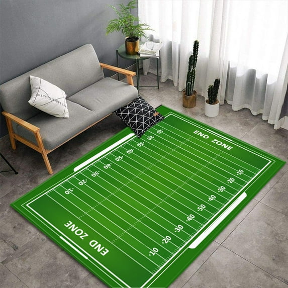 3D football field pattern decorative carpet bedroom living study restaurant kitchen flo