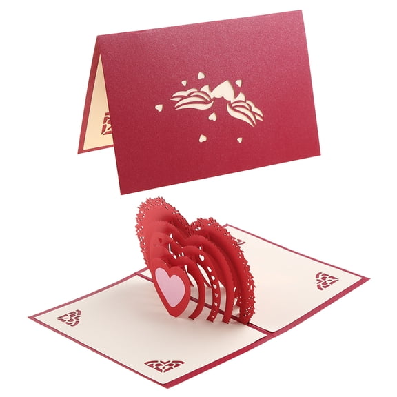 3D for Pop Up Card Cube Blessing Message Cards Written Something Down