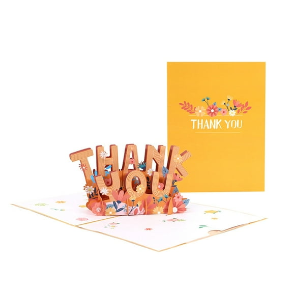 3D for Pop Up Cards Thank You Mothers' Day Greeting Card with Envelope for Mom G