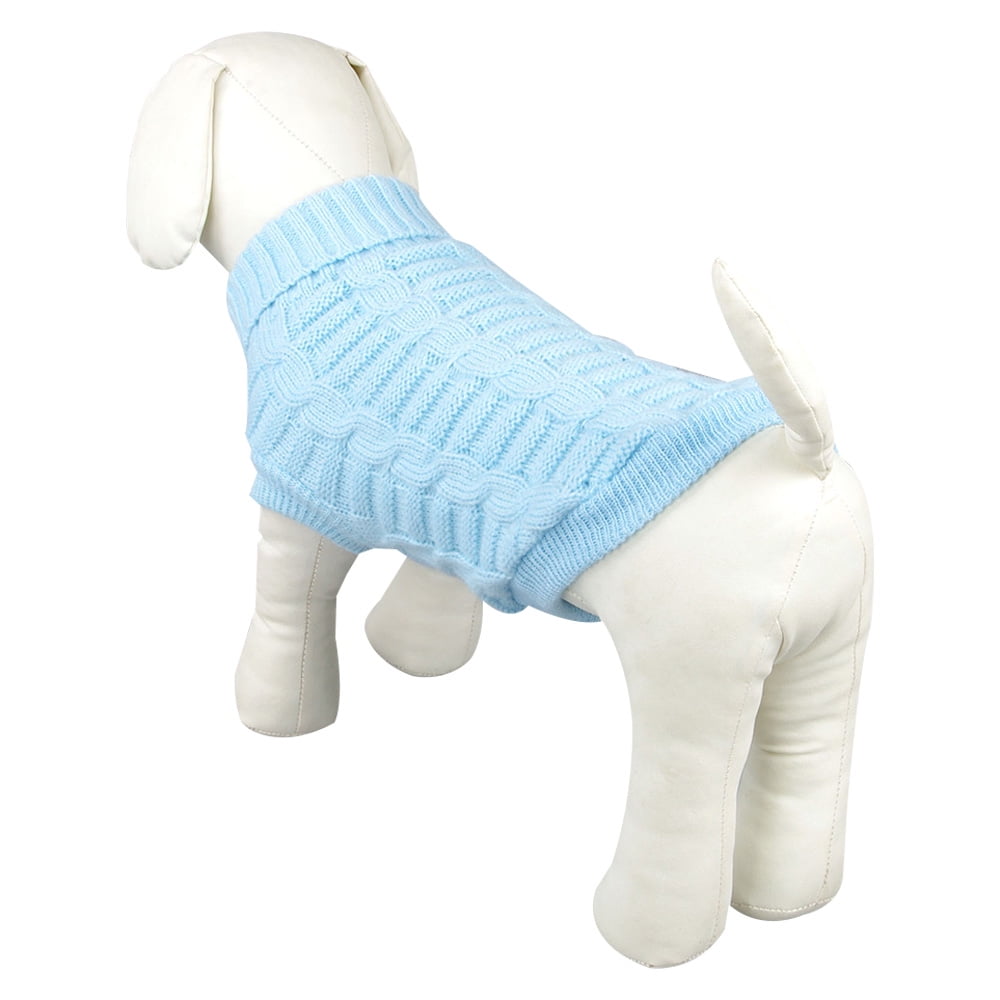 3D high elastic solid color dog sweater winter dog clothing pet cat ...