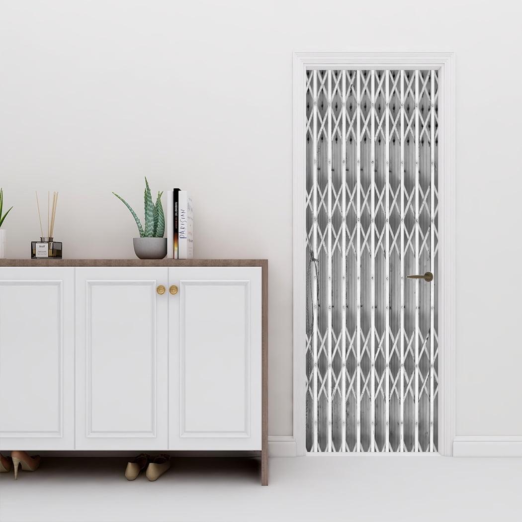 3D high simulation door series door stickers removable waterproof wall ...