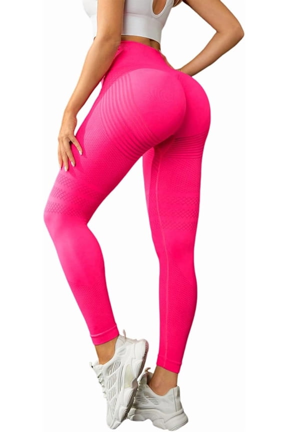 3D metabolism-boosting leggings, lifts and shapes the buttocks, skin-friendly and breathable, and resistant to rolling up.