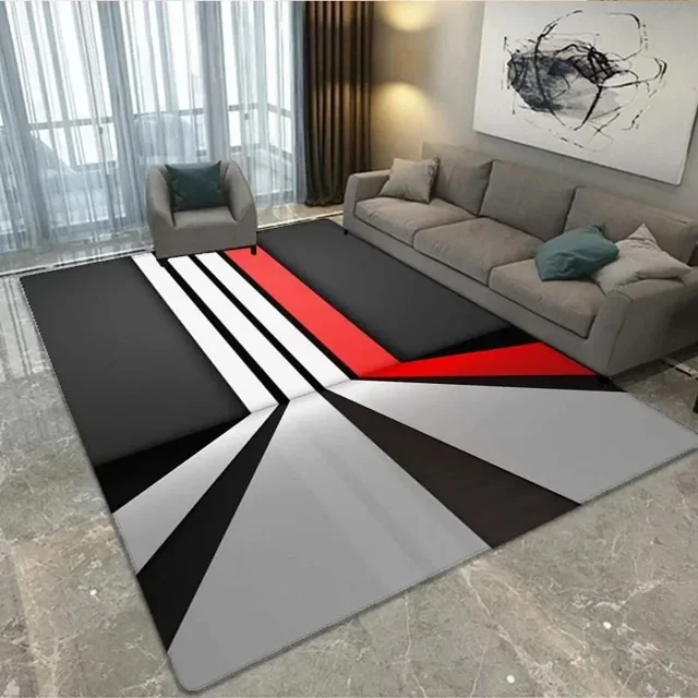 3D n Carpet Entrance Door Floor Mat Abstract Optical Doormat Nonslip