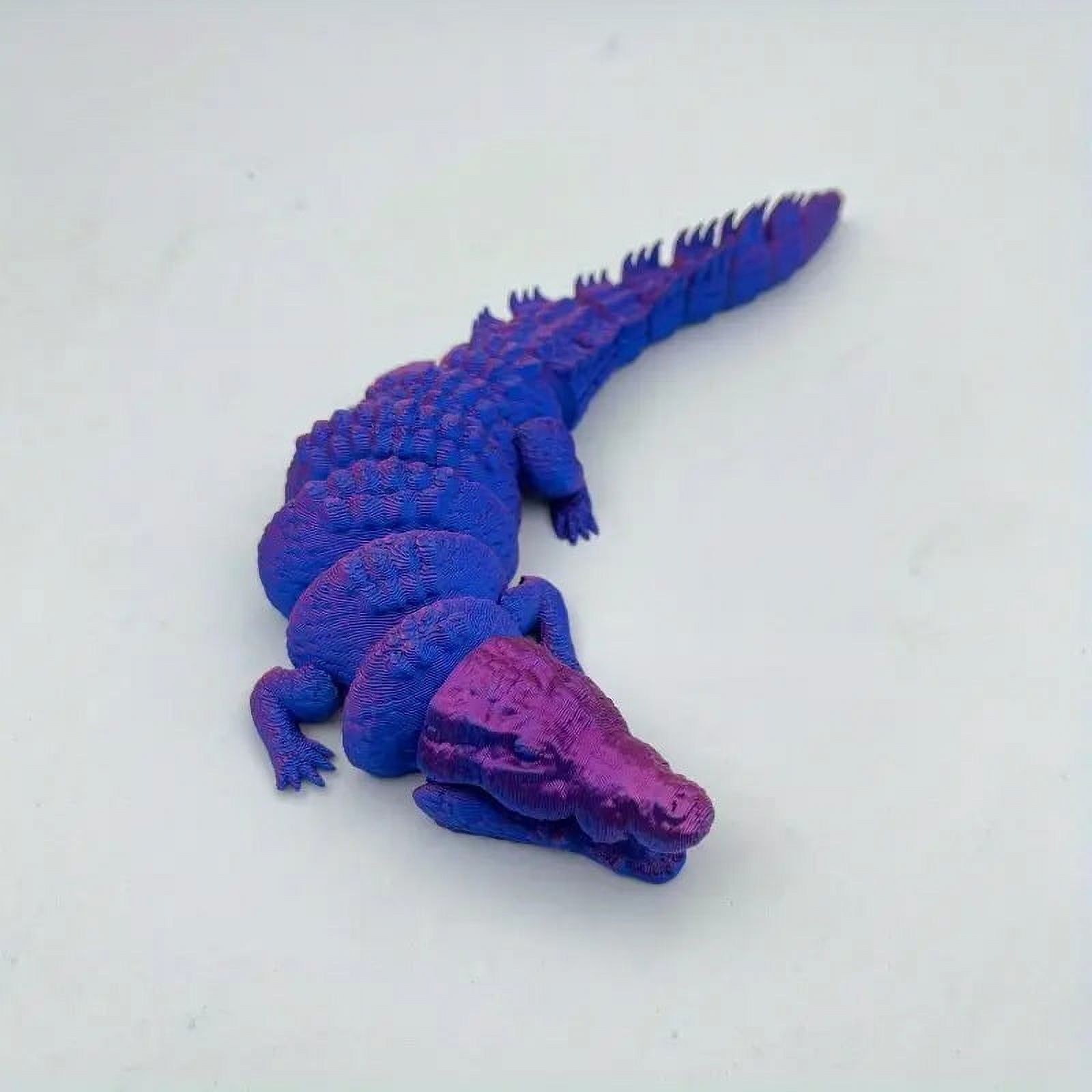 Ed Printed Model 3D printed crocodile model joints allow for free movement and creative ...