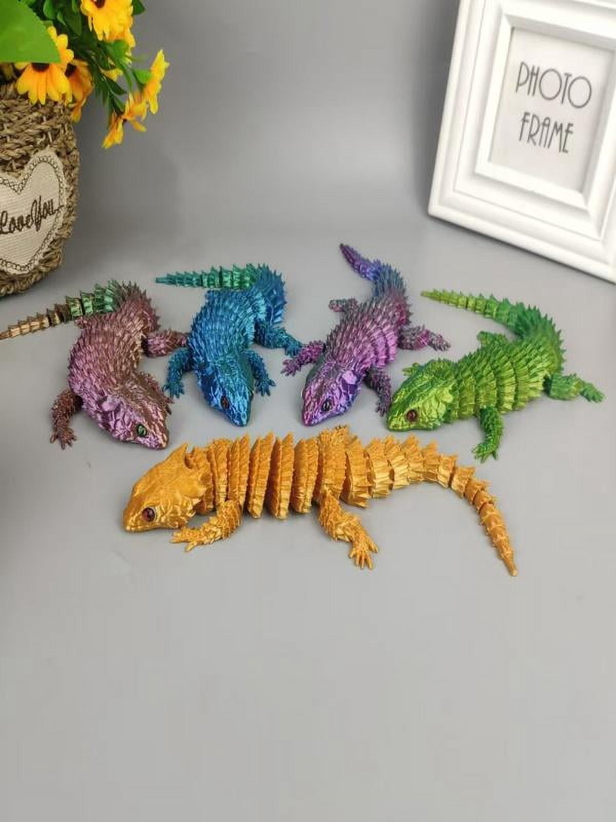 48 Inch 3D Printed Dragon Model - Flexible Joints, Poseable Fantasy Figurine For Display & Stress Relief