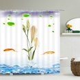 thumbnail image 1 of 3D printing Flower pattern Bath Curtain 180x200cm Waterproof polyester fabric Shower curtain 3D Blackout curtain for bathroom, 1 of 5