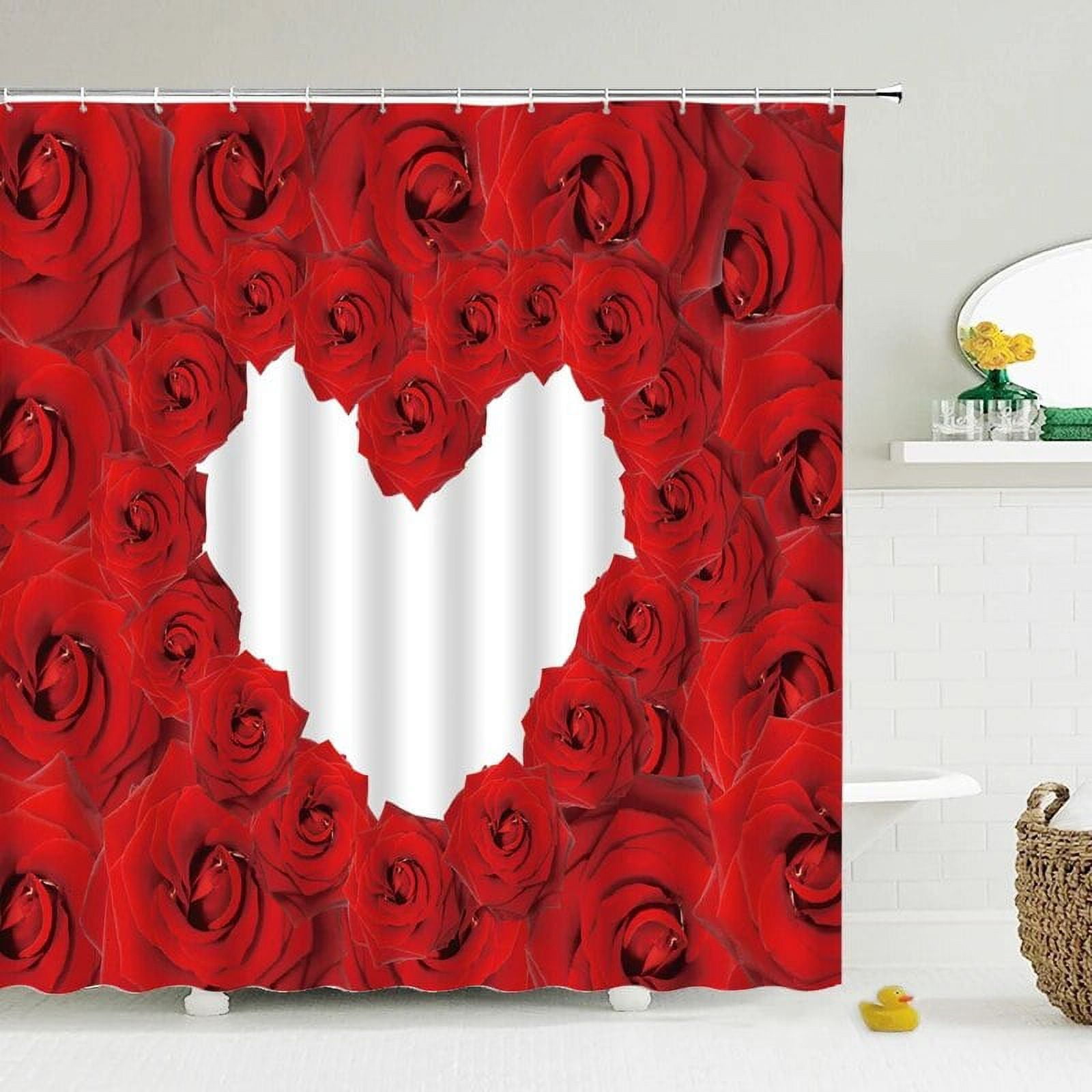 3D printing Flowers Shower Curtains High Quality Waterproof Shower ...