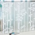 3D self adhesive stained glass window film privacy glass vinyl