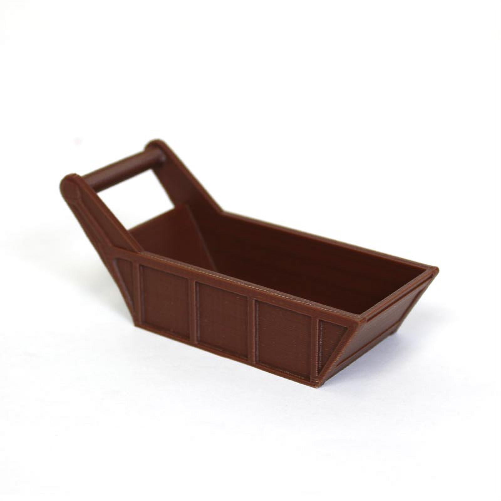 3D to Scale 1/50 3D Printed Brown Plastic Gravel Bedding Box 50160BN