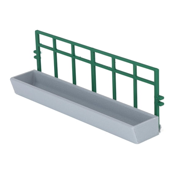 3D to Scale 1/64 Livestock Bunk Feeder, 20ft Section, 3D Printed 64-309-GR
