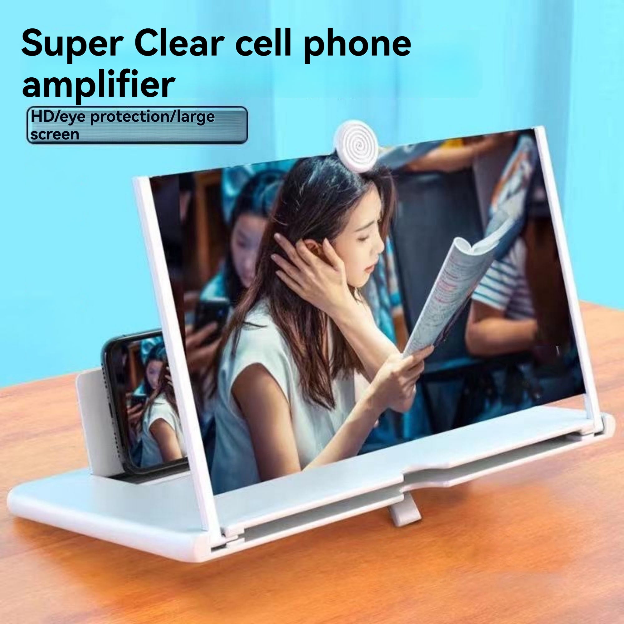 BEISHINK 10 inches Screen Amplifier, Compatible with All Smartphones ...