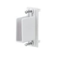 thumbnail image 1 of 3D32-LW-WHT Fast Set Wall End Bracket with Drive Pin  White, 1 of 1