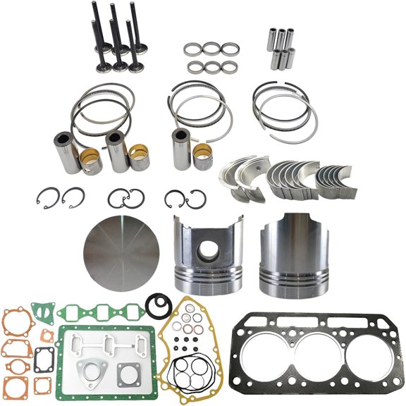 3D84-1 Engine Overhaul Rebuild Kit (No cylinder liner) For Yanmar 3D84-1 Engine 3T84 3T84HLEG1-S 3T84HLE-S 3T84HLT 3T84HL-HK Tractor Excavator 3T84HLE-TB 3T84HLE-TBS Engine 129367-22090