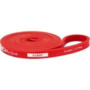 3DActive Resistance Band, Extra-Light Workout Band for Strength & Resistance Training with Free Exercise Guide - Red 10 to 35lbs