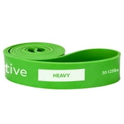 3DActive Resistance Band, Heavy Workout Band for Strength & Resistance Training with Free Exercise Guide - Green (50 to 125lbs)
