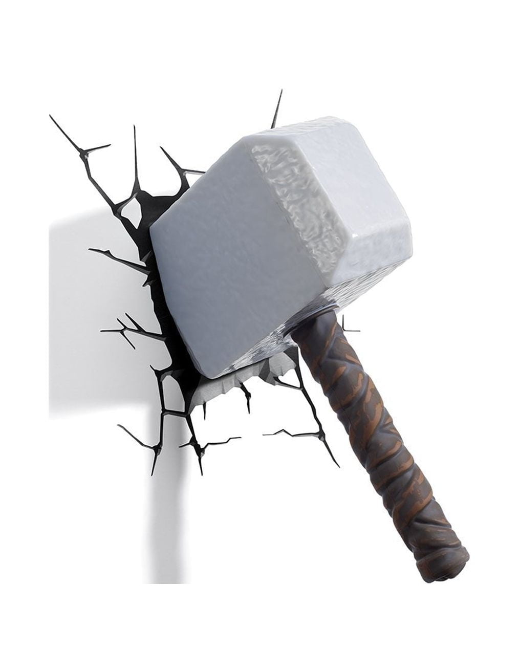 3DLightFX Thor Hammer 3D Deco LED Wall Light, Battery Operated