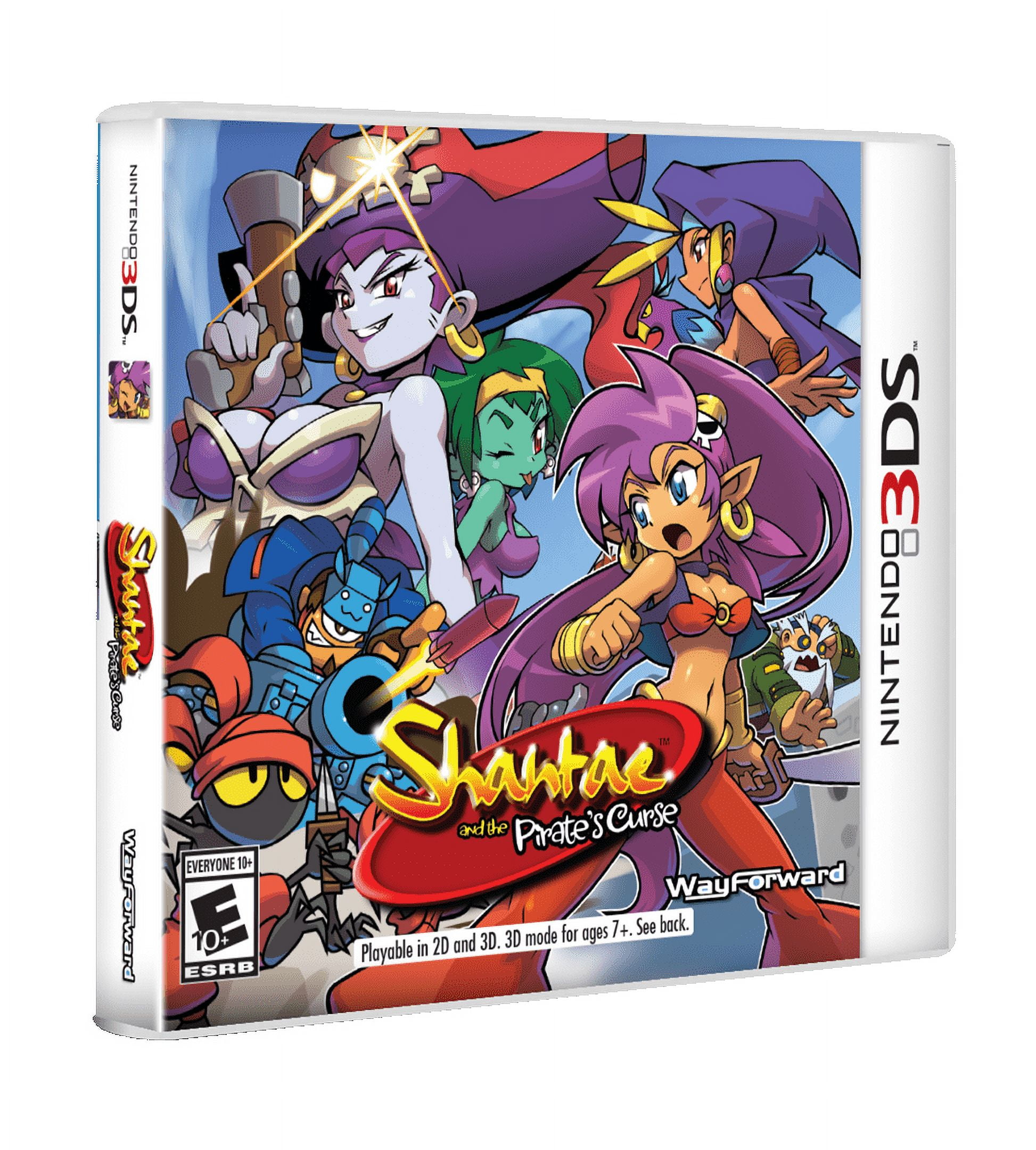 Shantae and the Pirate's Curse (3DS)　北米版 3DS - SHANTAE AND PIRATE'S CURSE (LRG) - Walmart.com
