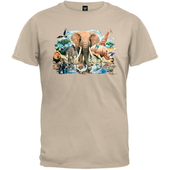 3DT - African Oasis Sand T-Shirt - Large