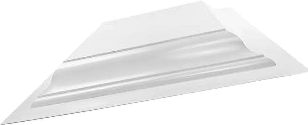 3Drop 3D Drop Ceiling and Wall Tiles  Ultra-Thin 2x2 Lay-in Matte White PVC for 24 x 24 Ceiling Grid System (10-Pack, 3DCT01C)