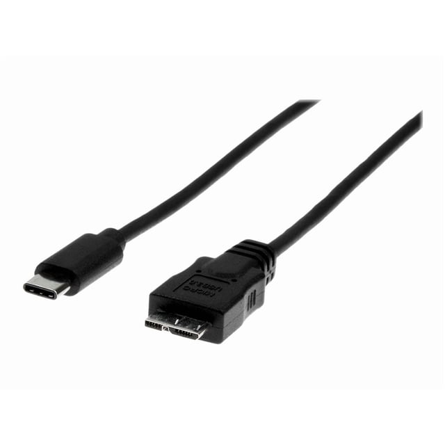 Micro Usv End 3FT/1M USB-C TO MICRO-B CABLE USB 3.0 USB-C TO MICRO-B M/M BLACK ...