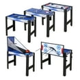 thumbnail image 1 of 3FT 5 IN 1 Combo Game Table, Multi Game Combination Table Set with Pool Table, Hockey Table, Table Tennis Table, BasketballArchery, 1 of 8