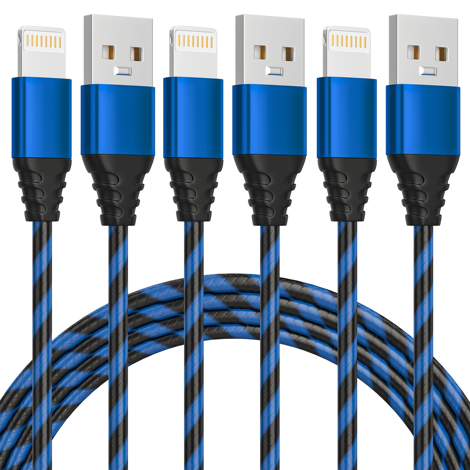 3FT 6FT 6FT USB Lightning Charging Cable/Data Sync USB Nylon Braided