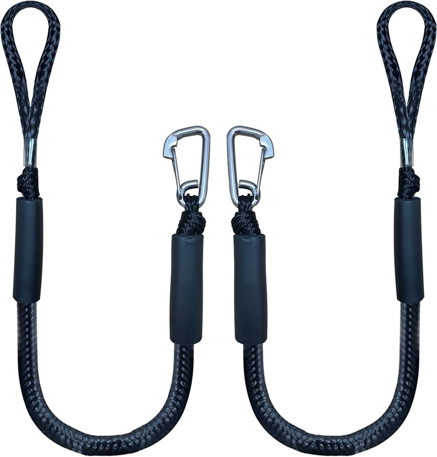 3FT Bungee Dock Line Boat Ropes for Docking Line Mooring Rope with ...