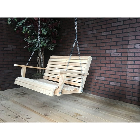 3FT CYPRESS ROLL PORCH SWING