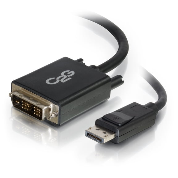 C2G 3ft DisplayPort to DVI Adapter Cable -DVI-D Single Link - Black - DisplayPort cable - 3 ft