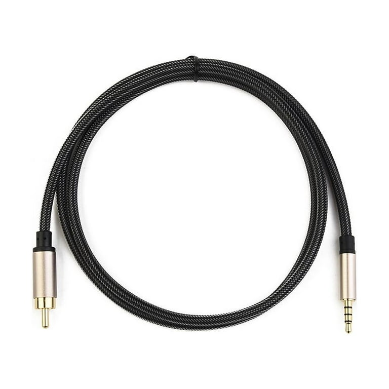 3FT Digital Coaxial Audio Video Cable Stereo SPDIF RCA to 3.5mm Jack Male  for HDTV 