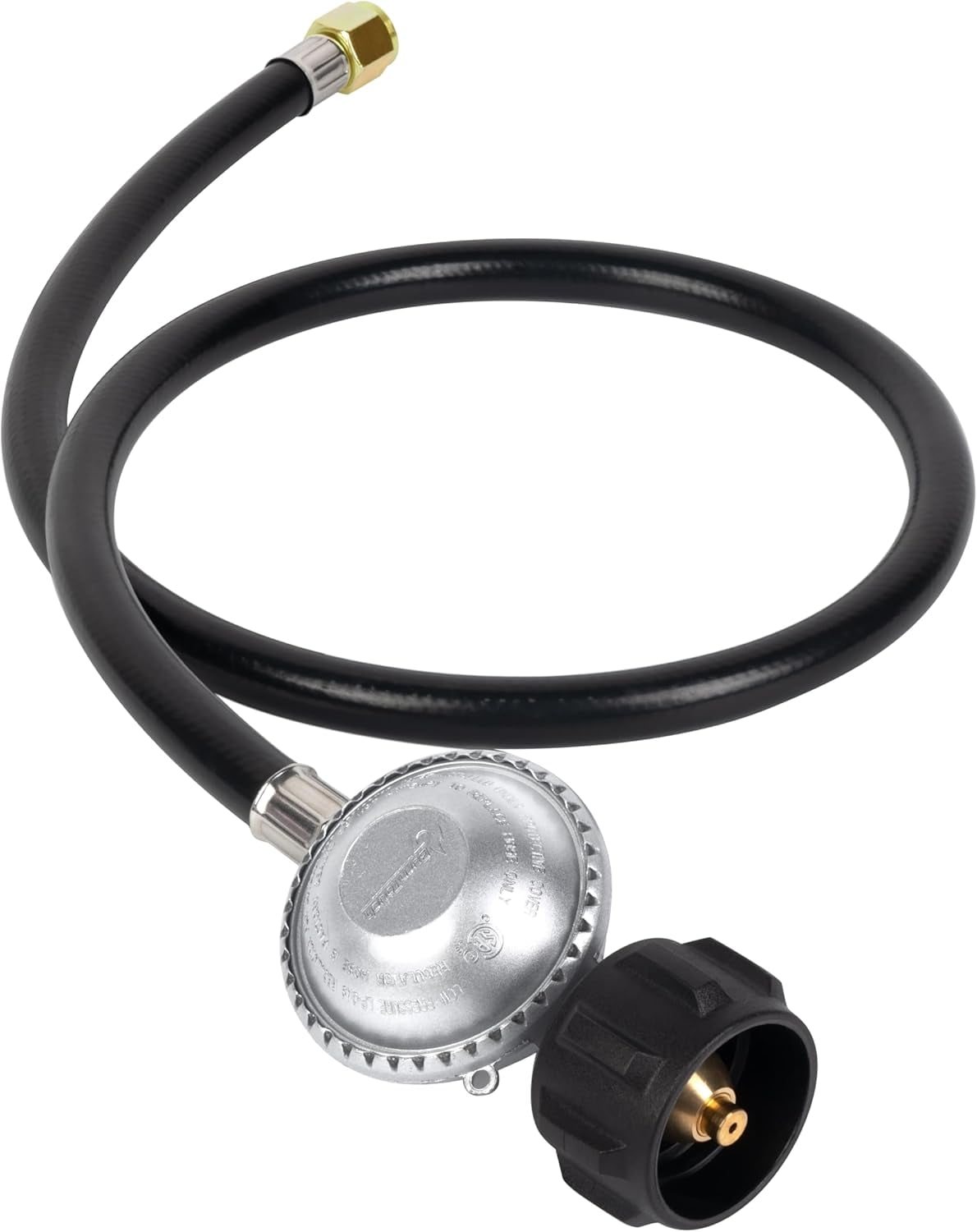 Regolatore Gas Per Barbecue Con Tubo 2 Piedi - Ricambio Universale Per Weber, Charbroil, Nexgrill