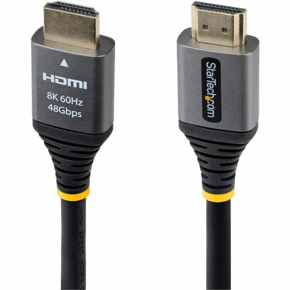 StarTech 3ft (91cm) Certified Ultra High Speed HDMI Cable, 8K 60Hz/4K 120Hz, HDMI 2.1 Cable with HDR10+ / eARC, 48Gbps, 8K HDMI Cord