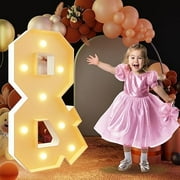 3FT Large Light up Letters, Marquee Light up Letters for Birthday Party (3FT, Letter &)