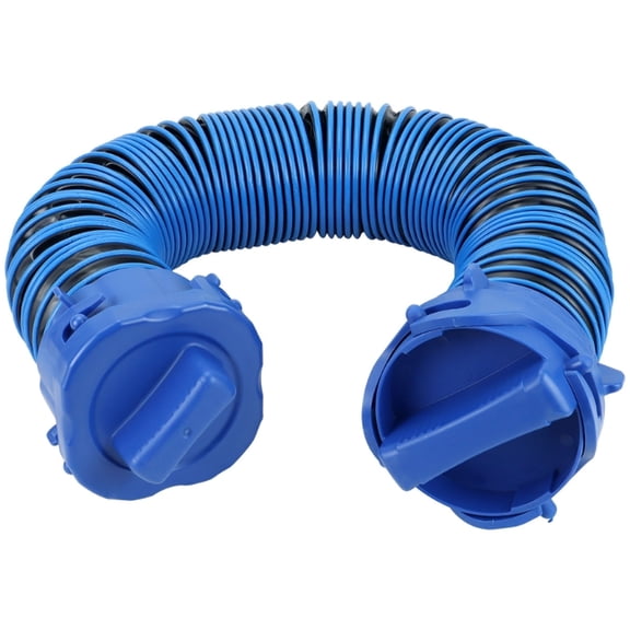 3FT Long Rvs Sewer Hose Set TPE Reinforced Waste Hose Drainage Pipe for Camping Trailers Weather Resistant