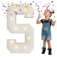 thumbnail image 1 of 3FT Marquee Light Up Letters, Large Marquee Letters, Mosaic Balloon Frame Letters Big Letters For Engagement Wedding Decorations Birthday Party Backdrop Decor, Balloon Arch Kit Letter S, 1 of 6
