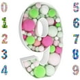 thumbnail image 1 of 3FT Mosaic Balloon Frame Large Marquee Numbers 9, Balloon Mosaic Number Frame Pre-Cut Kit Thick Foam Board Decoration Supplies for Birthdays, Baby Shower, Anniversary, 1 of 6