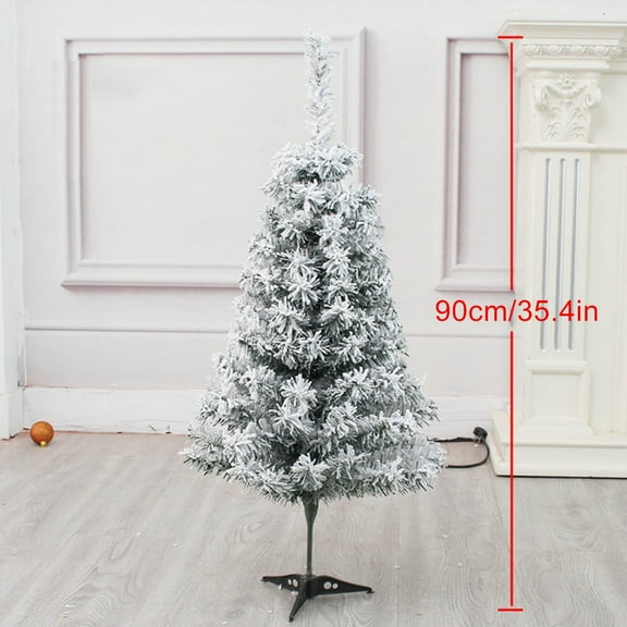 3FT Small Christmas Tree Christmas Decorations, 250 Branch Mini Chrismas Tree with Foldable Stand, Artificial Xmas Tree Christmas Decorations for Office, Tabletop, Home, School, Porch, Party Decor