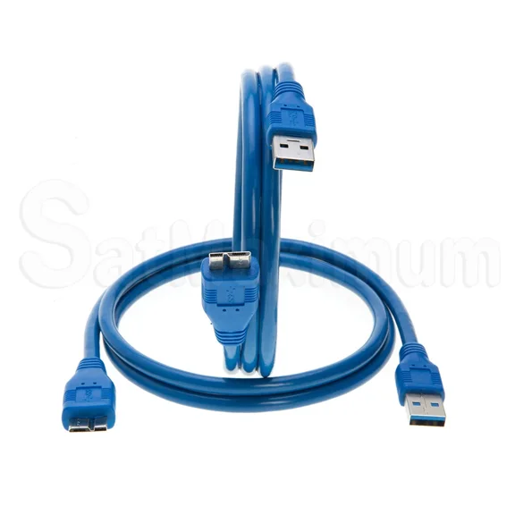 USB 3.0 Cable A Male to Micro B Male 5-pack of 3 ft High Speed Data Transfer Cord, Cables Direct Online