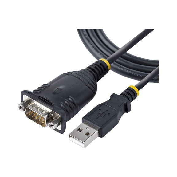 StarTech 3ft USB to DB9 Male RS232 to USB Converter Serial Cable 1P3FPUSBSERIAL