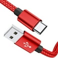 thumbnail image 1 of 3FT USB Type C Cable Fast Charging Cable USB-C Type-C 3.1 Data Sync Charger Cable Cord For Samsung Galaxy S10 S9 S9+ Galaxy S8 S8 Plus Nexus 5X 6P OnePlus 2 3 LG G5 G6 G7 V20 HTC M10 Google Pixel XL, 1 of 1