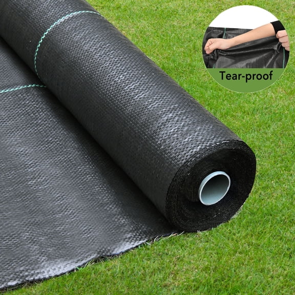 3FT x 300FT Weed Barrier Landscape Fabric, Heavy Duty Weed Blocker Gardening Mat, Garden Cloth for for Gardening Ground, Commercial Driveway, Farming