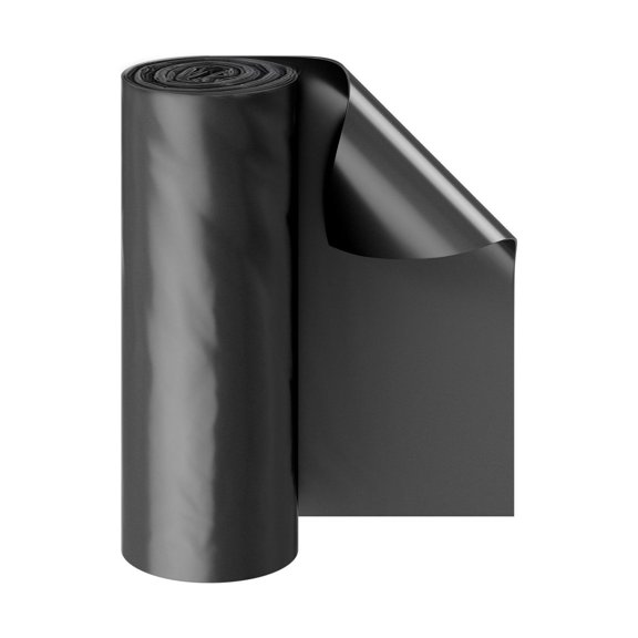3FT x 50FT Plastic Sheeting Heavy Duty, 4 Mil Thick Plastic Sheeting Roll, Plastic Drop Cloth Painters Tarp, Polyethylene Covering for Crawl Space Vapor Barrier, Multi-Purpose, Black